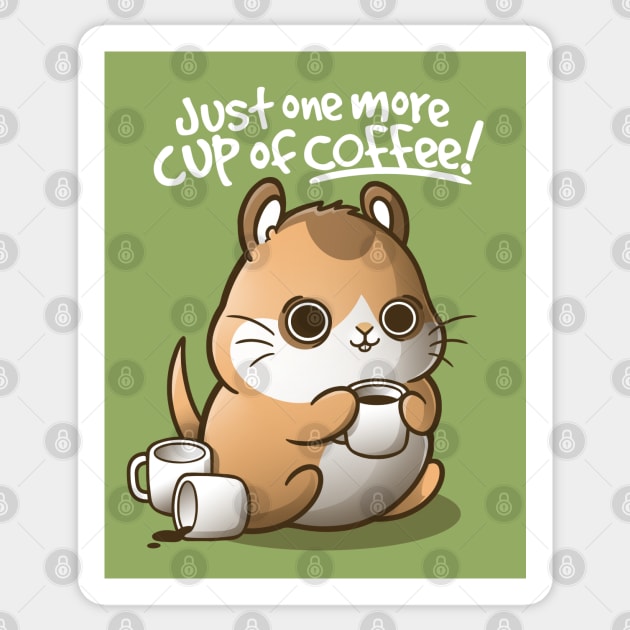 One more cup of coffee Sticker by NemiMakeit